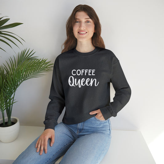 Coffee Queen Unisex Heavy Blend™ Crewneck Sweatshirt