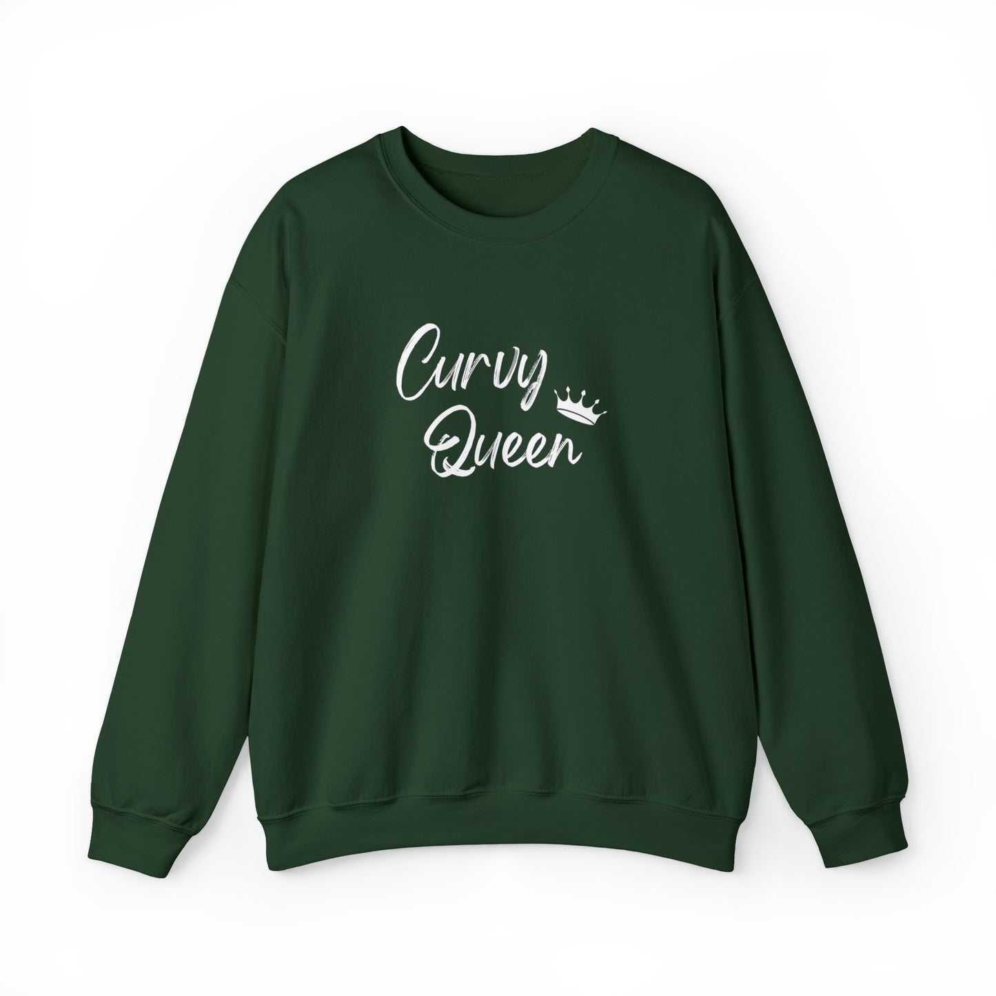 Curvy Queen Sweatshirt-Curvy Queen Collection Unisex Heavy Blend™ Crewneck Sweatshirt