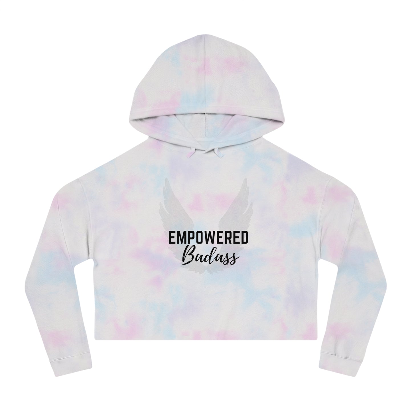 Empowered Badass Women’s Cropped Hooded Sweatshirt