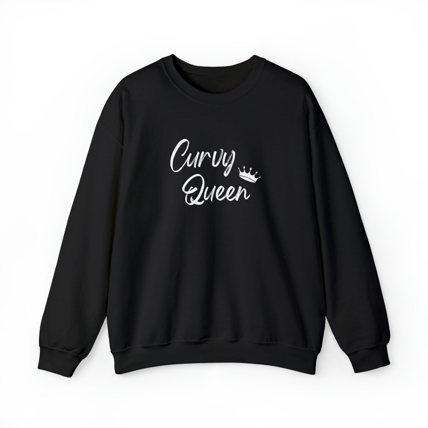 Curvy Queen Sweatshirt-Curvy Queen Collection Unisex Heavy Blend™ Crewneck Sweatshirt