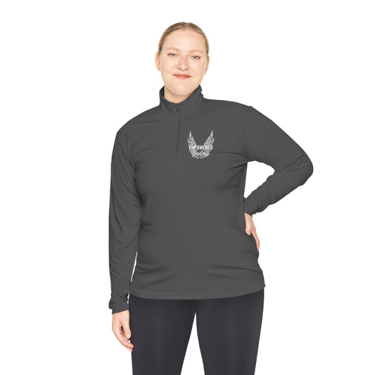 Empowered Badass Double Sided Unisex Quarter-Zip Pullover