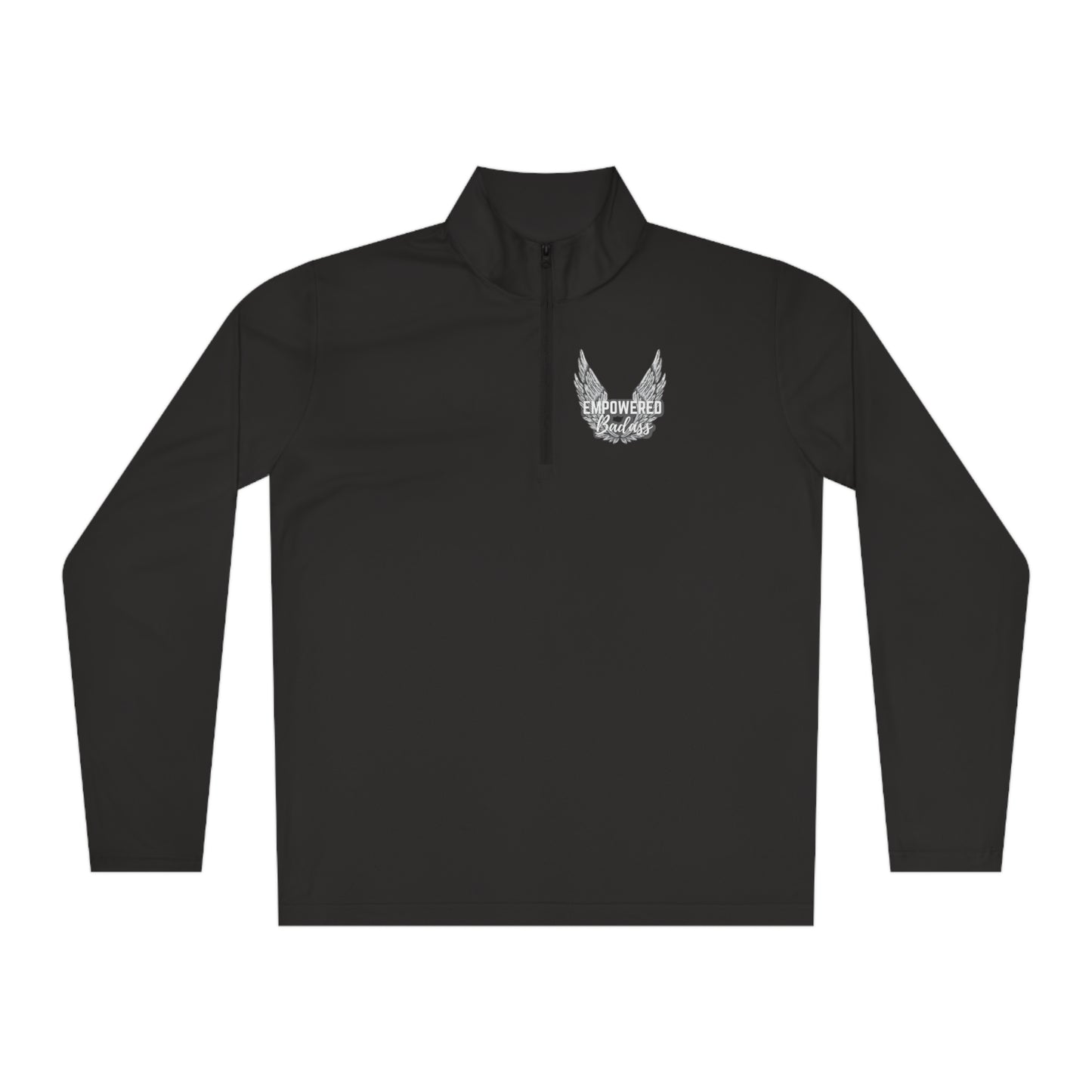 Empowered Badass Double Sided Unisex Quarter-Zip Pullover