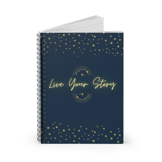 Live Your Story Spiral Notebook