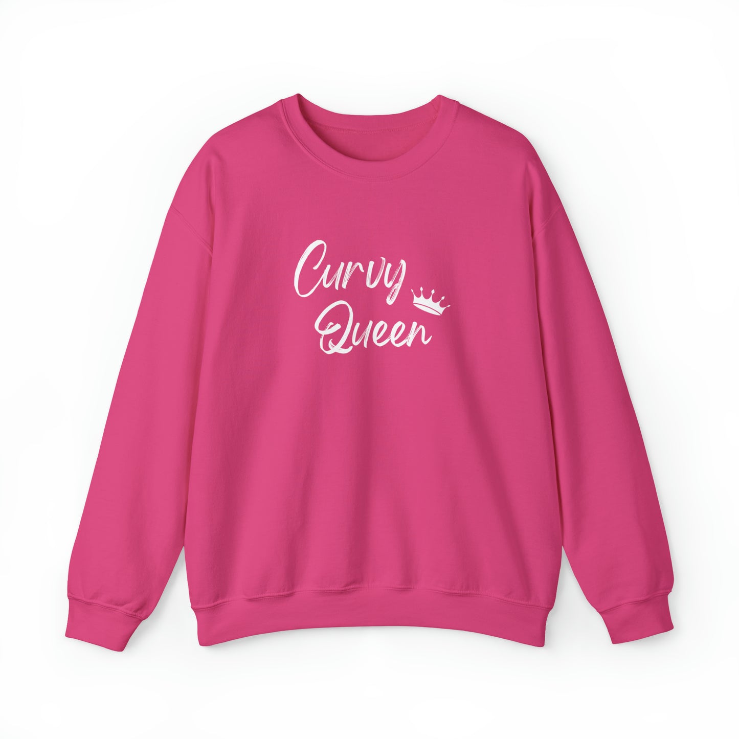 Curvy Queen Sweatshirt-Curvy Queen Collection Unisex Heavy Blend™ Crewneck Sweatshirt