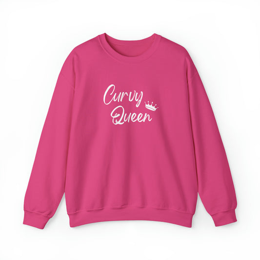 Curvy Queen Sweatshirt-Curvy Queen Collection Unisex Heavy Blend™ Crewneck Sweatshirt