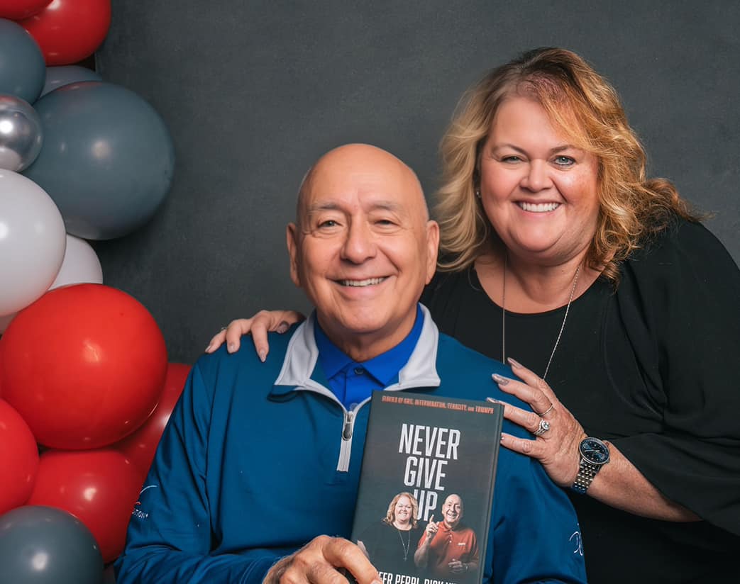 'Never Give Up' Hardcover Book-by Jennifer Perri *Signed Copy*