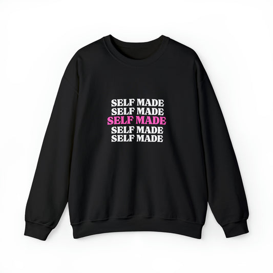 Self Made-Curvy Queen Collection Unisex Heavy Blend™ Crewneck Sweatshirt