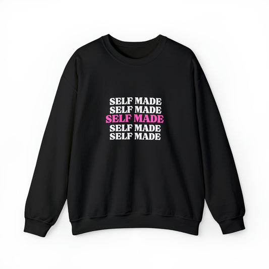 Self Made-Curvy Queen Collection Unisex Heavy Blend™ Crewneck Sweatshirt