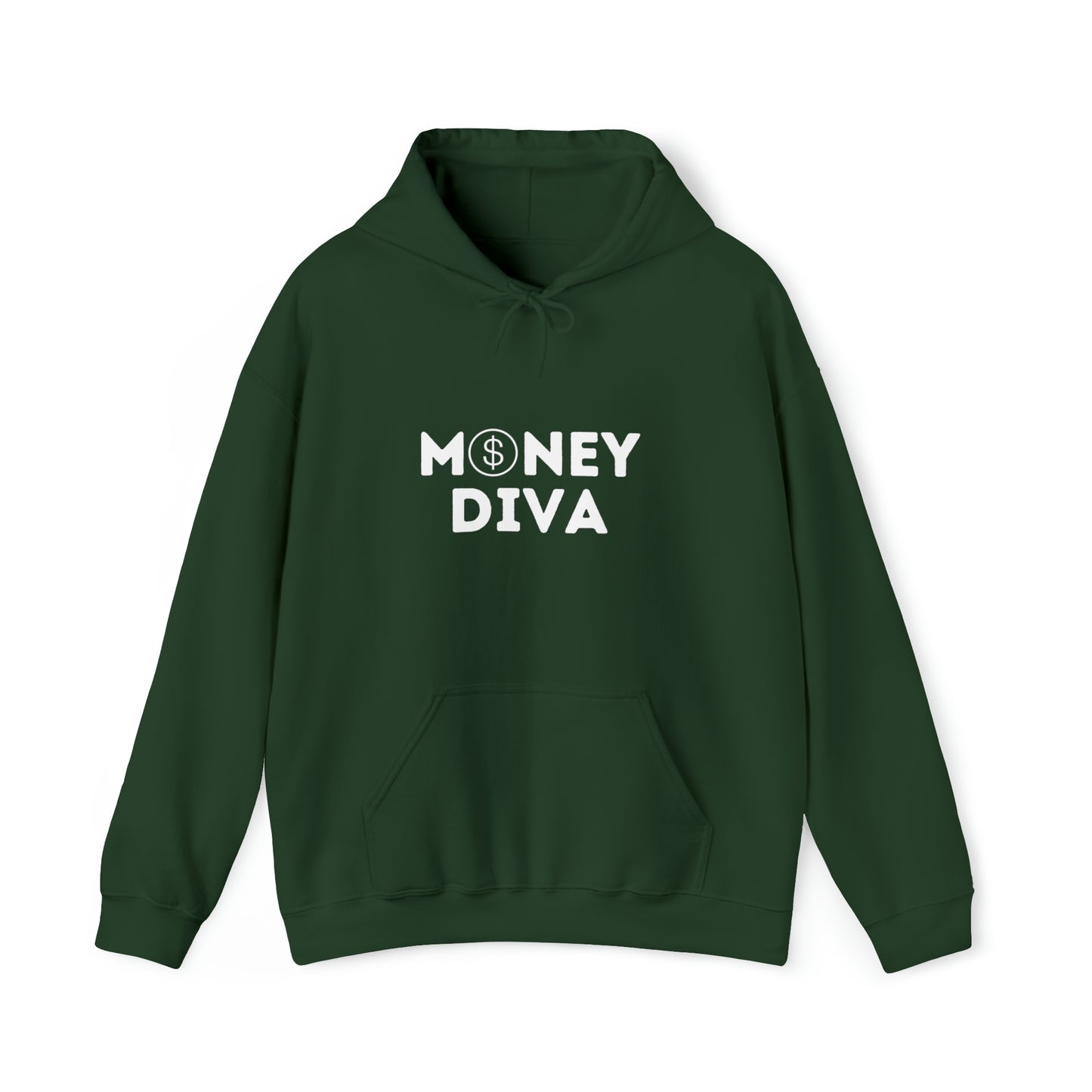 Money Diva-Curvy Queen Collection Unisex Heavy Blend™ Hooded Sweatshirt