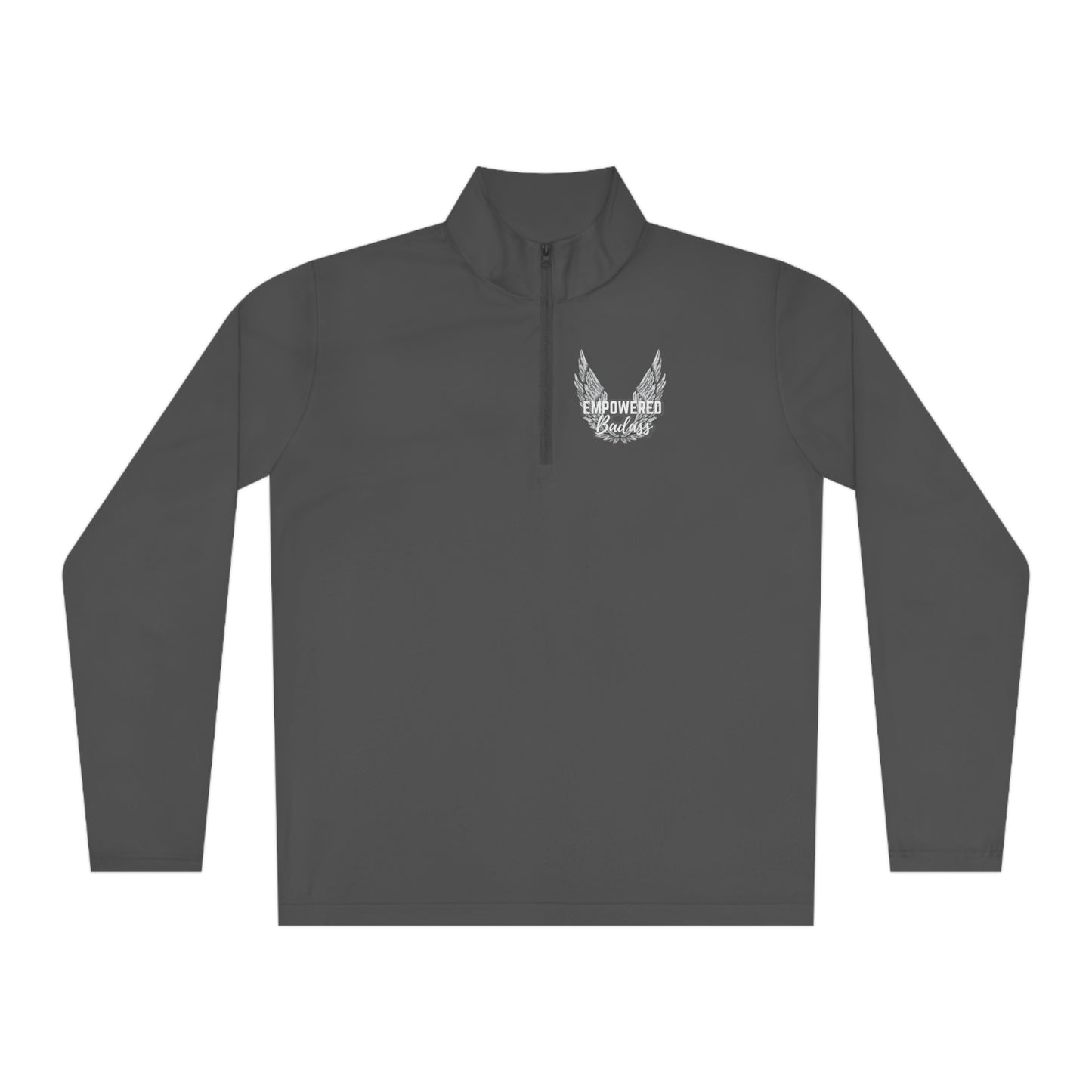 Empowered Badass Double Sided Unisex Quarter-Zip Pullover