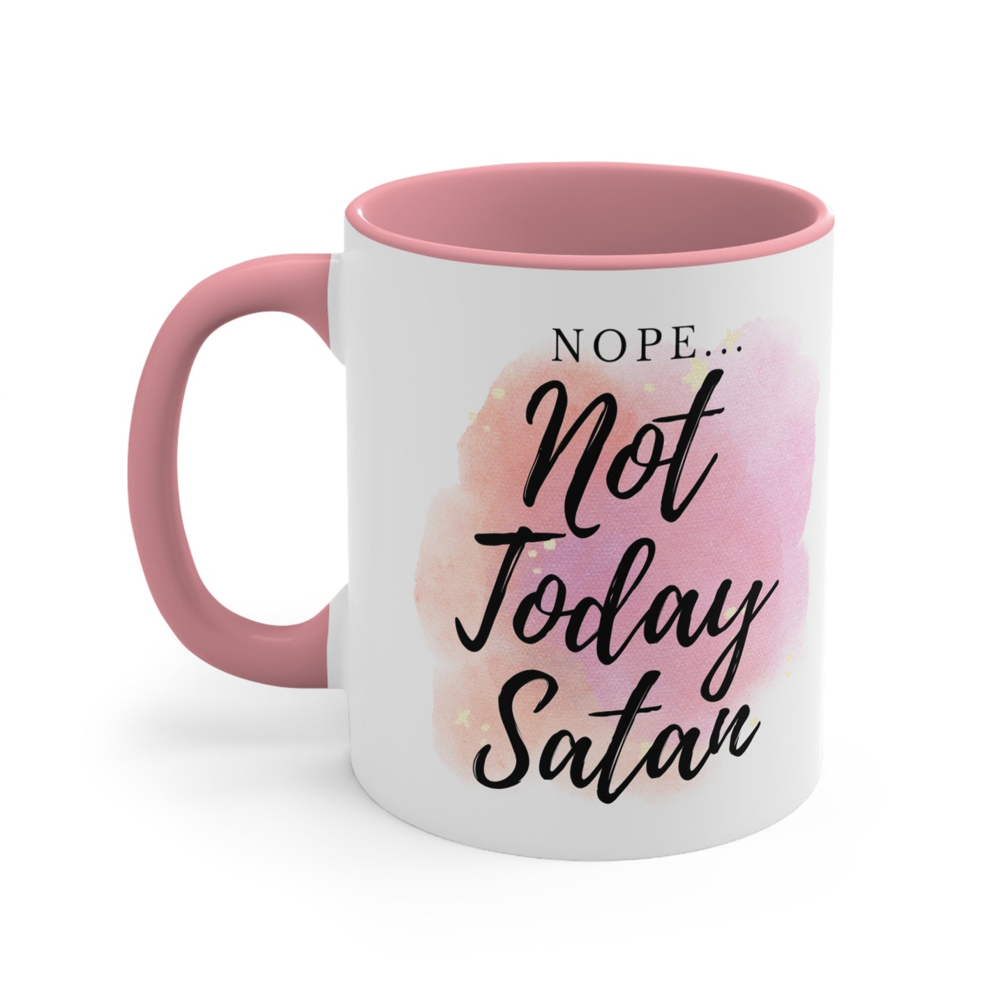 Nope...Not Today Satan Accent Coffee Mug, 11oz