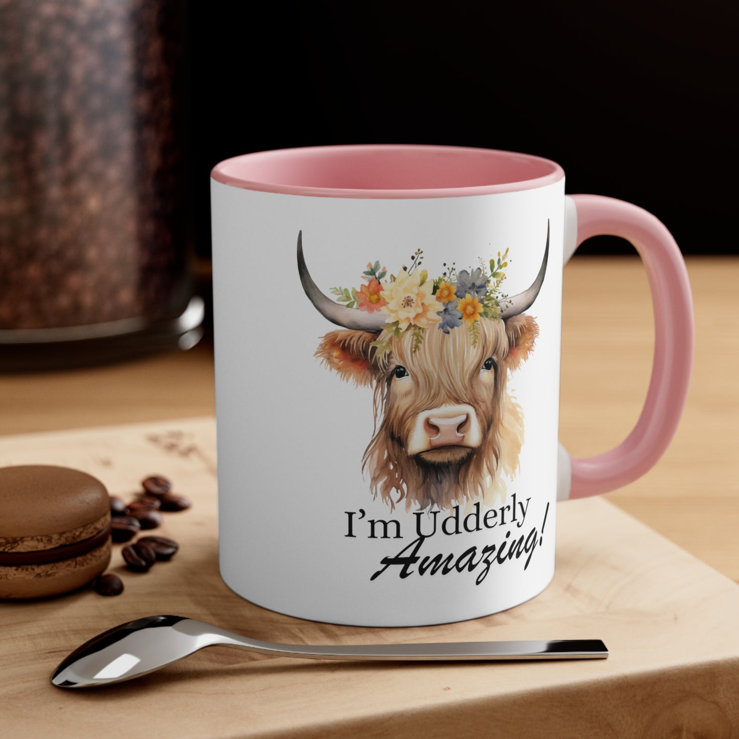 I'm Udderly Amazing! Accent Coffee Mug, 11oz