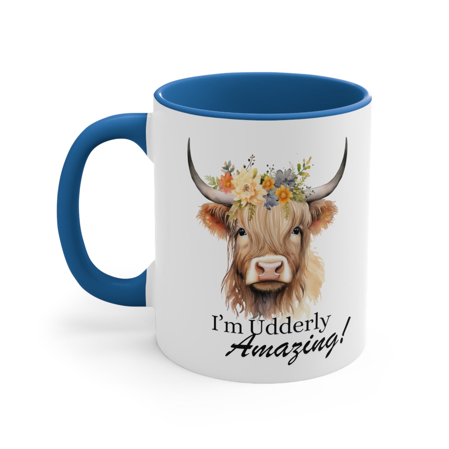 I'm Udderly Amazing! Accent Coffee Mug, 11oz