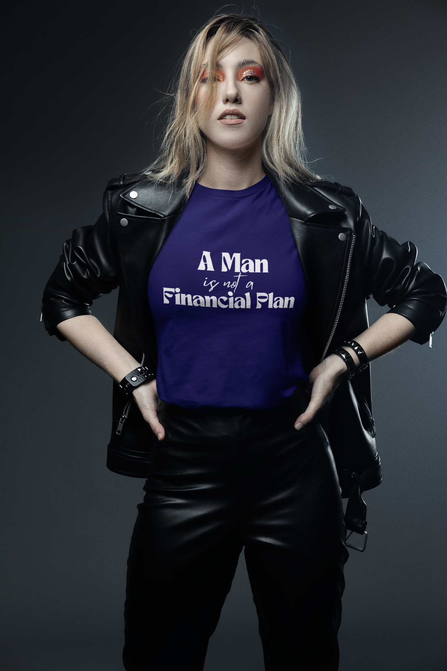 A Man is Not A Financial Plan Unisex Jersey Short Sleeve Tee