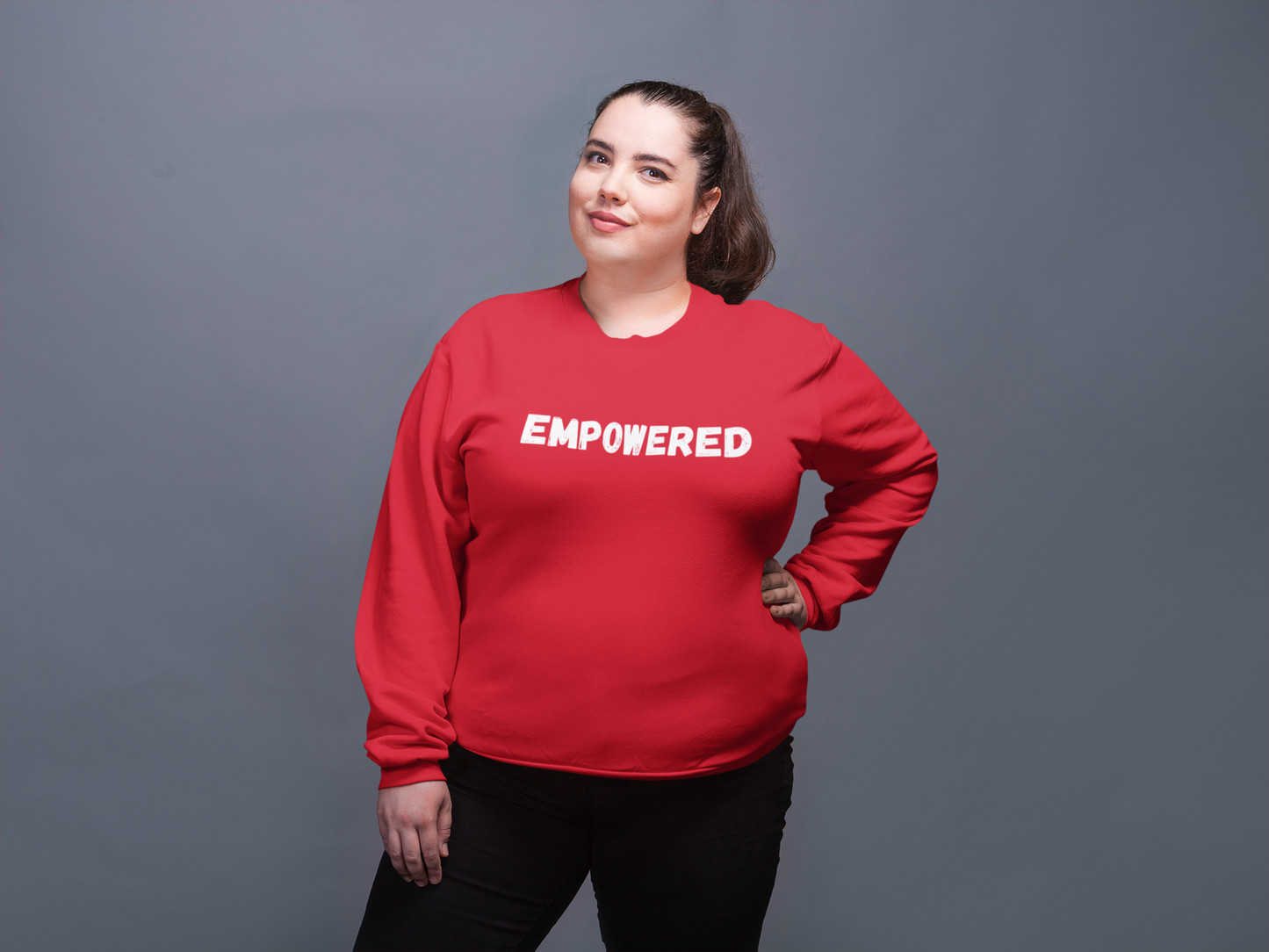 Empowered Curvy Queen Collection Unisex Heavy Blend™ Crewneck Sweatshirt