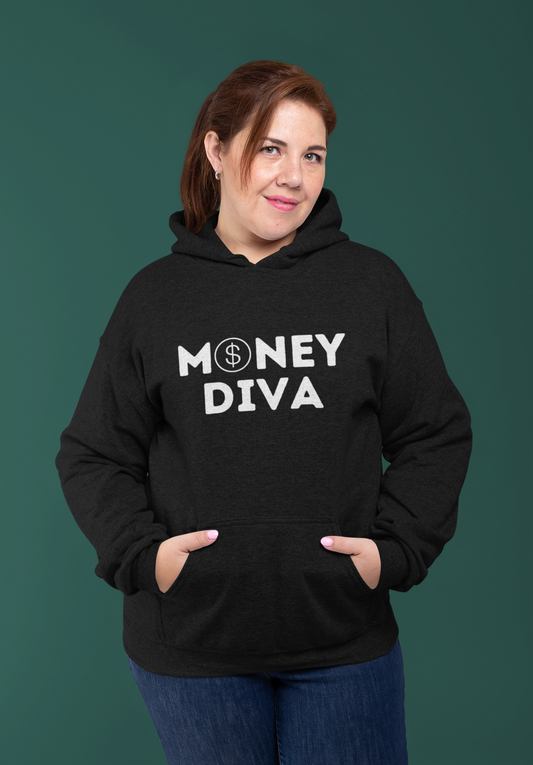 Money Diva-Curvy Queen Collection Unisex Heavy Blend™ Hooded Sweatshirt