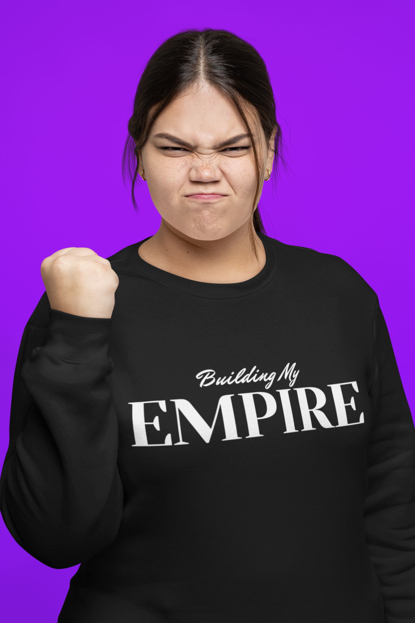 Building My Empire Curvy Queen Collection Unisex Heavy Blend™ Crewneck Sweatshirt