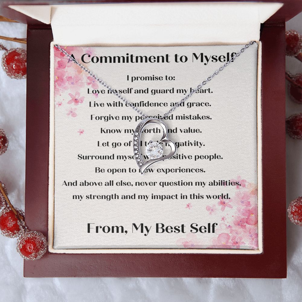 A Commitment to Myself Forever Love Necklace