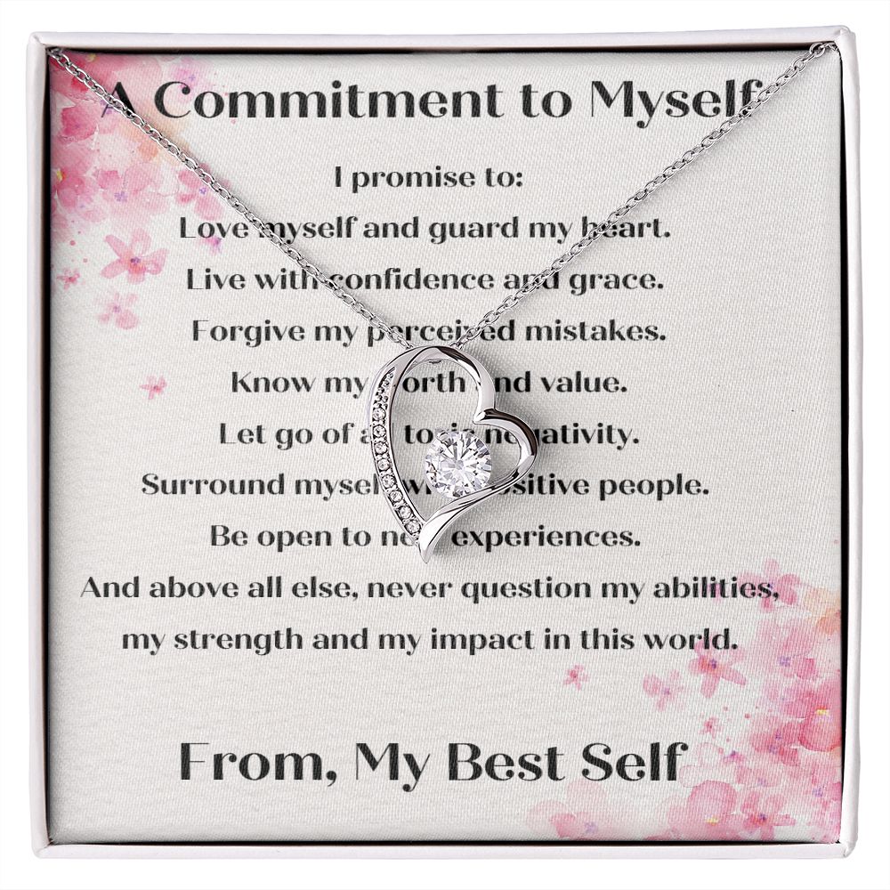 A Commitment to Myself Forever Love Necklace