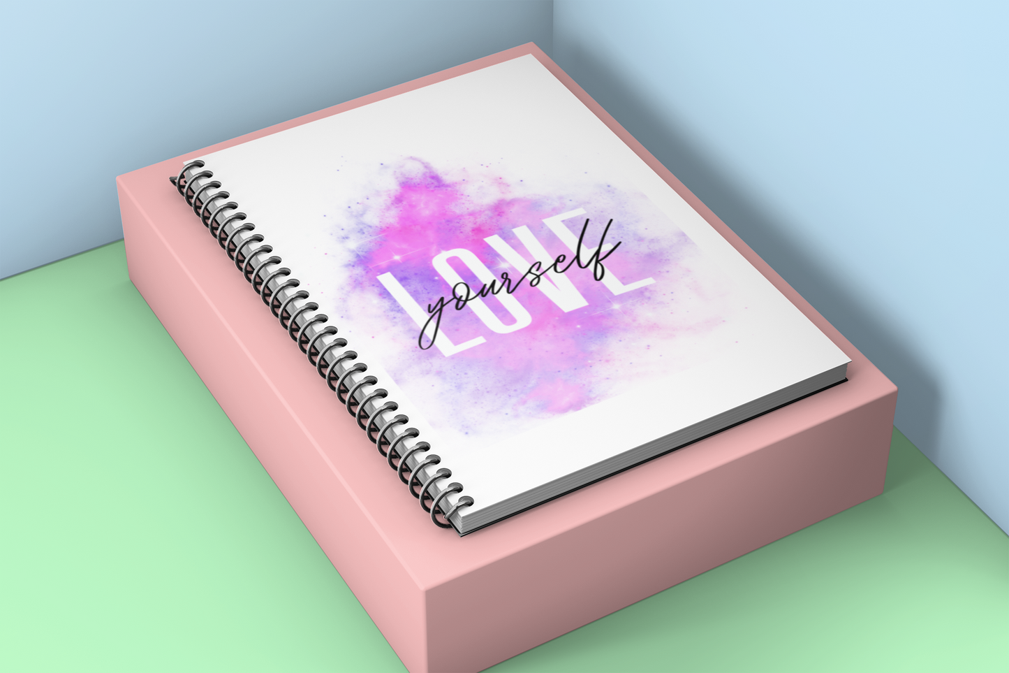 Love Yourself Spiral Notebook - Ruled Line