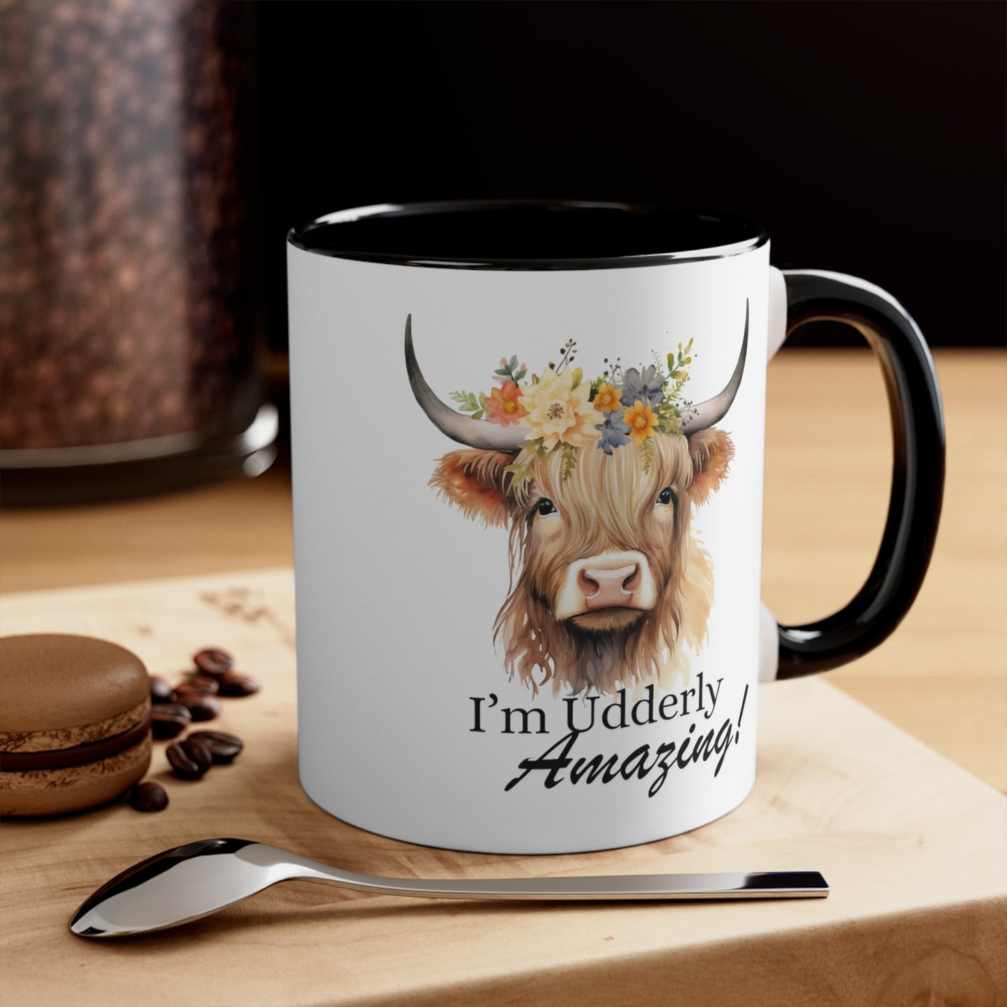 I'm Udderly Amazing! Accent Coffee Mug, 11oz
