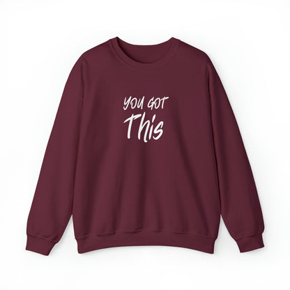 You Got This-Curvy Queen Collection Unisex Heavy Blend™ Crewneck Sweatshirt