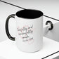 Fearfully and Wonderfully Made Two-Tone Coffee Mugs, 15oz