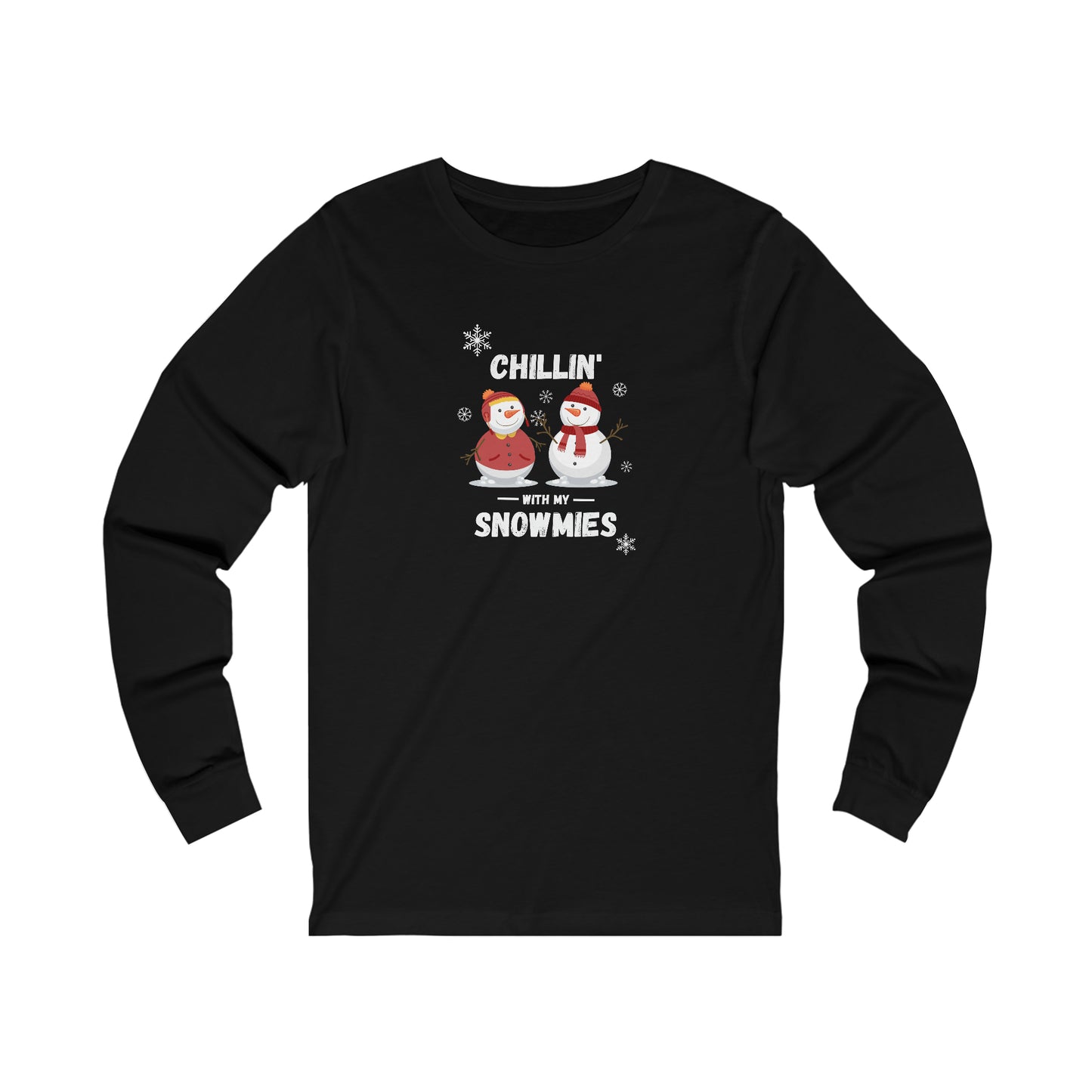 Chillin' with My Snowmies Unisex Jersey Long Sleeve Tee