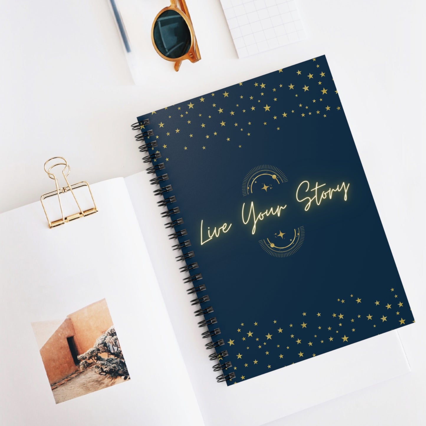 Live Your Story Spiral Notebook