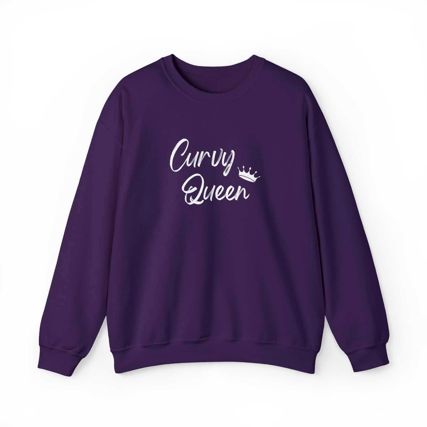 Curvy Queen Sweatshirt-Curvy Queen Collection Unisex Heavy Blend™ Crewneck Sweatshirt
