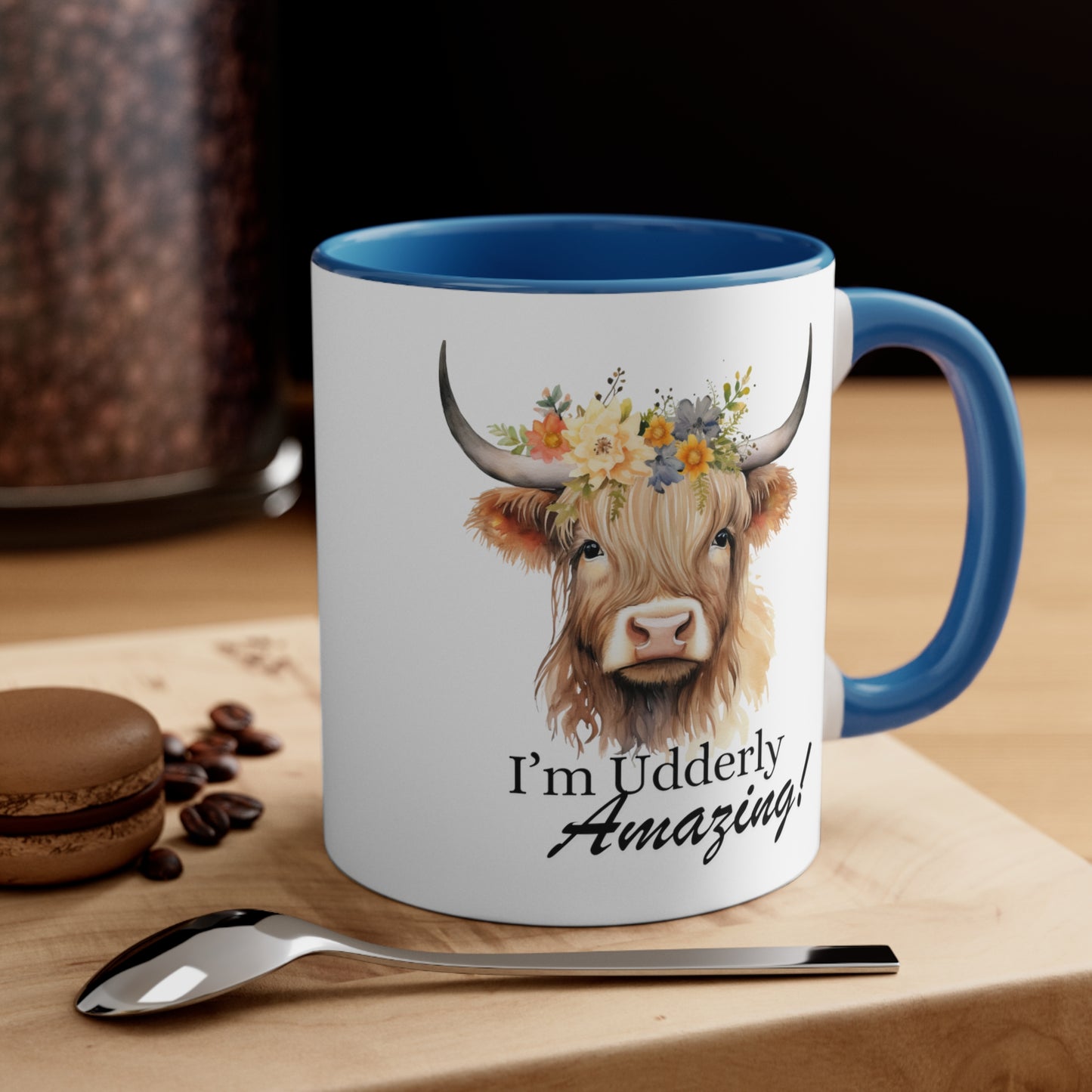 I'm Udderly Amazing! Accent Coffee Mug, 11oz