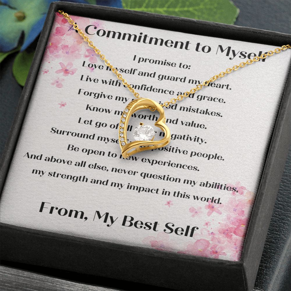 A Commitment to Myself Forever Love Necklace